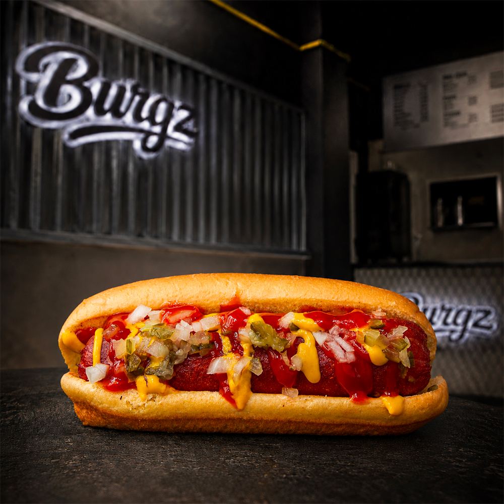 Hot dog Classic, ketchup, moutarde et oignons
